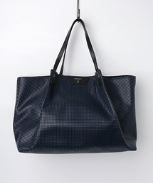 SERAPIAN | SERAPIAN secret bag navy M トートバッグ 92880(トートバッグ)