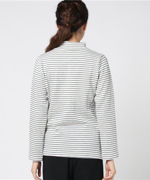 Honeys（ハニーズ）の「裏シャギーハイネック（Tシャツ/カットソー・レディース・チャコール/ブルー系その他/ピンク系その他/ブラック/ピンク/アイボリー/ベージュ系その他・L/LL/M）」の8枚目の写真