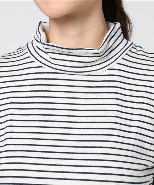 Honeys（ハニーズ）の「裏シャギーハイネック（Tシャツ/カットソー・レディース・チャコール/ブルー系その他/ピンク系その他/ブラック/ピンク/アイボリー/ベージュ系その他・L/LL/M）」の11枚目の写真