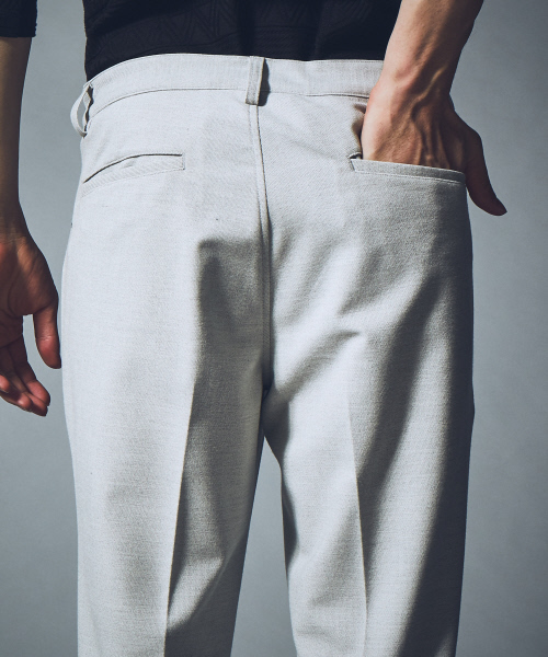 5351 POUR LES HOMMES（ゴーサンゴーイチプールオム）の「オックステーパードスラックス（スラックス・メンズ・ライトグレー/ブラック・44/46/48/50）」の6枚目の写真