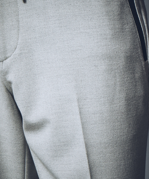 5351 POUR LES HOMMES（ゴーサンゴーイチプールオム）の「オックステーパードスラックス（スラックス・メンズ・ライトグレー/ブラック・44/46/48/50）」の9枚目の写真