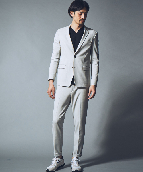 5351 POUR LES HOMMES（ゴーサンゴーイチプールオム）の「オックステーパードスラックス（スラックス・メンズ・ライトグレー/ブラック・44/46/48/50）」の11枚目の写真