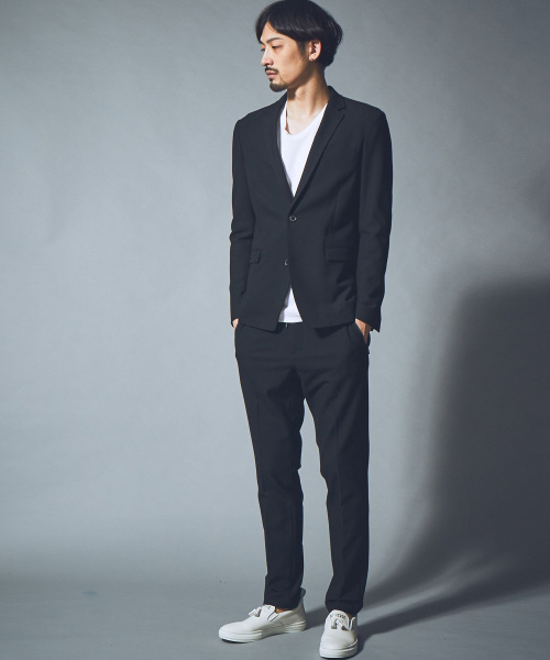 5351 POUR LES HOMMES（ゴーサンゴーイチプールオム）の「オックステーパードスラックス（スラックス・メンズ・ライトグレー/ブラック・44/46/48/50）」の13枚目の写真