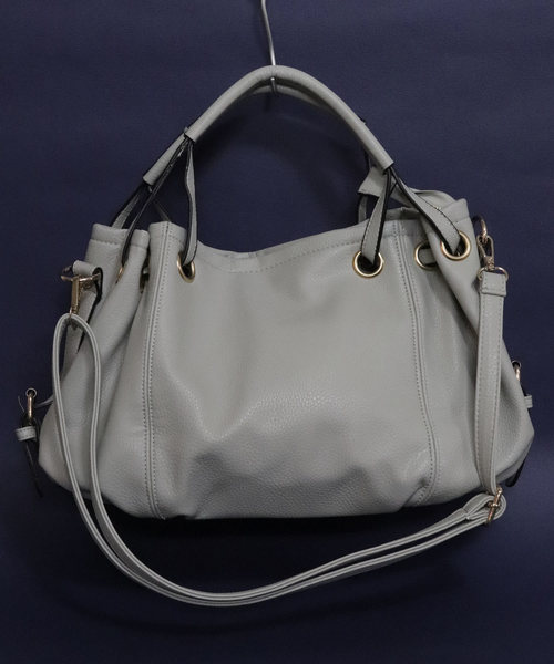 florist（フローリスト）の「【2way】三つ編みショルダーレザーバッグ/ハンドバッグ（ハンドバッグ・レディース・ベージュ/グレー/キャメル/ブルー/ブラック・FREE）」の3枚目の写真