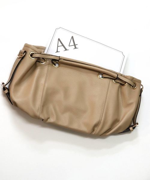 florist（フローリスト）の「【2way】三つ編みショルダーレザーバッグ/ハンドバッグ（ハンドバッグ・レディース・ベージュ/グレー/キャメル/ブルー/ブラック・FREE）」の10枚目の写真