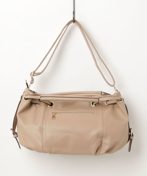 florist（フローリスト）の「【2way】三つ編みショルダーレザーバッグ/ハンドバッグ（ハンドバッグ・レディース・ベージュ/グレー/キャメル/ブルー/ブラック・FREE）」の6枚目の写真