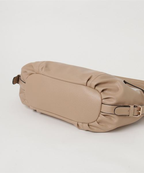 florist（フローリスト）の「【2way】三つ編みショルダーレザーバッグ/ハンドバッグ（ハンドバッグ・レディース・ベージュ/グレー/キャメル/ブルー/ブラック・FREE）」の9枚目の写真