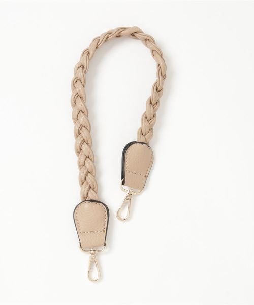 florist（フローリスト）の「【2way】三つ編みショルダーレザーバッグ/ハンドバッグ（ハンドバッグ・レディース・ベージュ/グレー/キャメル/ブルー/ブラック・FREE）」の7枚目の写真