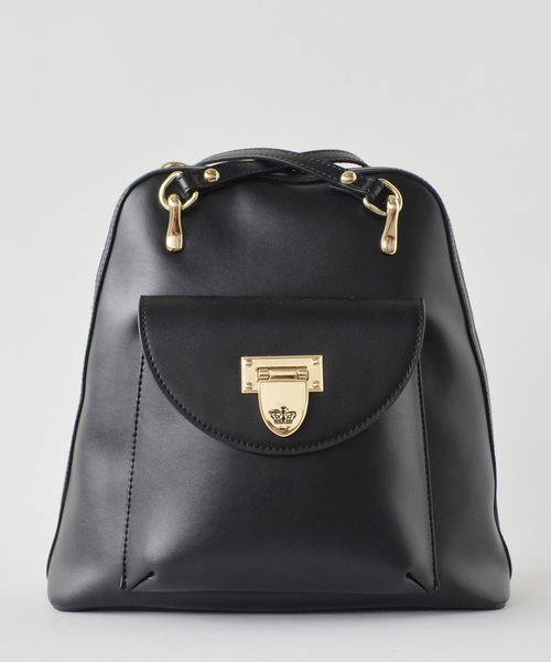 VitaFelice（ヴィータフェリーチェ）の「【牛革/カウレザー】牛革2wayリュックサック・ショルダーバッグ（バックパック/リュック・レディース・ブラック/ネイビー/オフホワイト/キャメル/ワイン・FREE）」の19枚目の写真