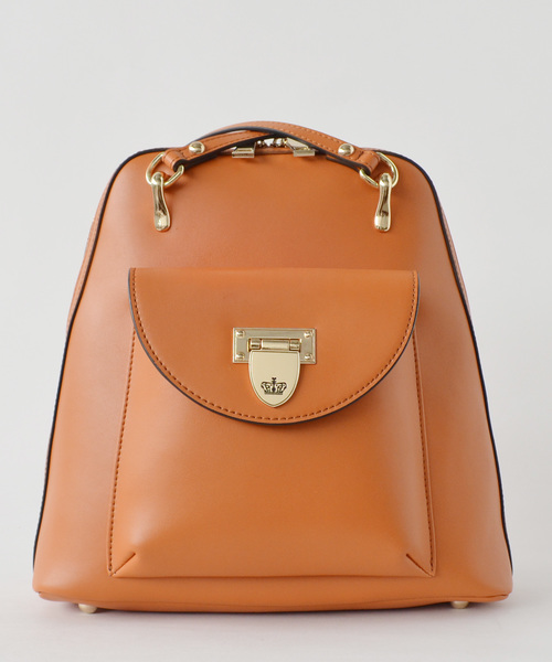 VitaFelice（ヴィータフェリーチェ）の「【牛革/カウレザー】牛革2wayリュックサック・ショルダーバッグ（バックパック/リュック・レディース・ブラック/ネイビー/オフホワイト/キャメル/ワイン・FREE）」の18枚目の写真