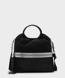 メッシュディテールトートバッグ / MESH DETAIL TOTE BAG