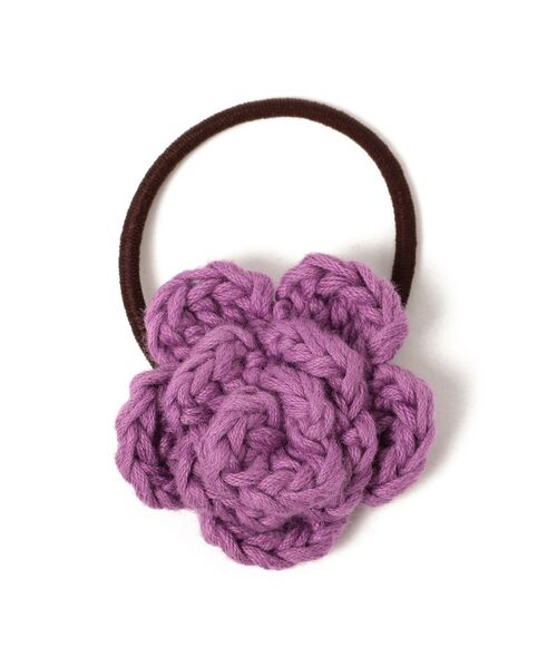 こども ビームス（コドモビームス）の「Chambric / お花ゴム（ヘアゴム・キッズ・ライトグレー/レッド/オレンジ/ブルー/ミント/グリーン系その他3/レッド系その他4/バイオレット/ラベンダー/レッド系その他3/レッド系その他7/ピンク/クリーム/ホワイト/ネイビー/ブラック/ライトブラウン・ONE SIZE）」の11枚目の写真