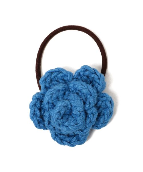 こども ビームス（コドモビームス）の「Chambric / お花ゴム（ヘアゴム・キッズ・ライトグレー/レッド/オレンジ/ブルー/ミント/グリーン系その他3/レッド系その他4/バイオレット/ラベンダー/レッド系その他3/レッド系その他7/ピンク/クリーム/ホワイト/ネイビー/ブラック/ライトブラウン・ONE SIZE）」の9枚目の写真