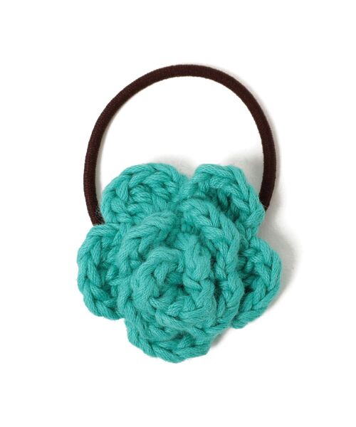 こども ビームス（コドモビームス）の「Chambric / お花ゴム（ヘアゴム・キッズ・ライトグレー/レッド/オレンジ/ブルー/ミント/グリーン系その他3/レッド系その他4/バイオレット/ラベンダー/レッド系その他3/レッド系その他7/ピンク/クリーム/ホワイト/ネイビー/ブラック/ライトブラウン・ONE SIZE）」の8枚目の写真