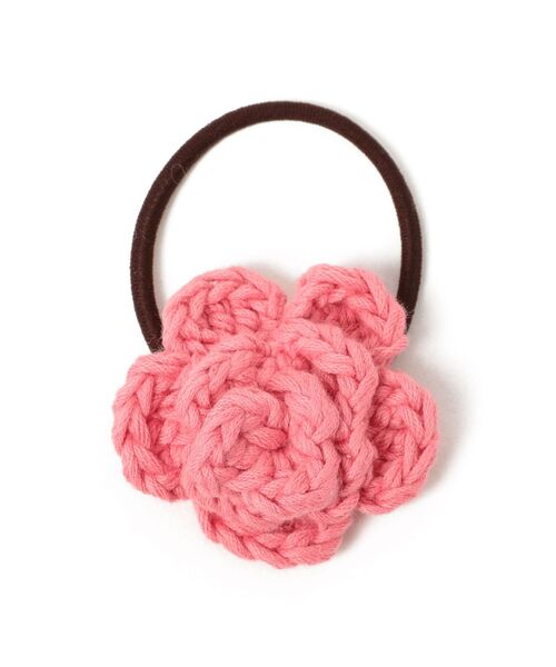 こども ビームス（コドモビームス）の「Chambric / お花ゴム（ヘアゴム・キッズ・ライトグレー/レッド/オレンジ/ブルー/ミント/グリーン系その他3/レッド系その他4/バイオレット/ラベンダー/レッド系その他3/レッド系その他7/ピンク/クリーム/ホワイト/ネイビー/ブラック/ライトブラウン・ONE SIZE）」の14枚目の写真