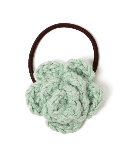 こども ビームス（コドモビームス）の「Chambric / お花ゴム（ヘアゴム・キッズ・ライトグレー/レッド/オレンジ/ブルー/ミント/グリーン系その他3/レッド系その他4/バイオレット/ラベンダー/レッド系その他3/レッド系その他7/ピンク/クリーム/ホワイト/ネイビー/ブラック/ライトブラウン・ONE SIZE）」の7枚目の写真