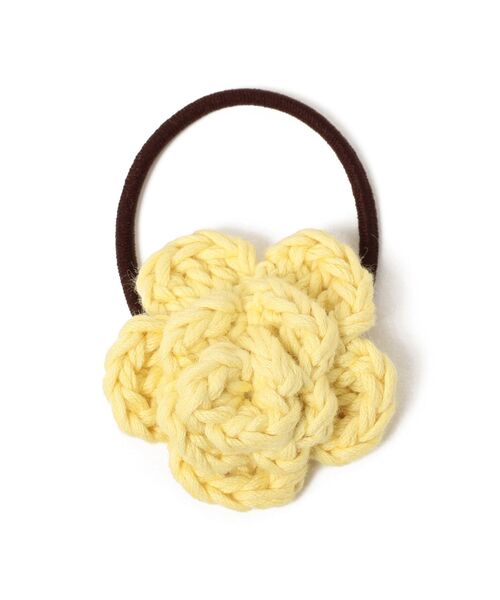 こども ビームス（コドモビームス）の「Chambric / お花ゴム（ヘアゴム・キッズ・ライトグレー/レッド/オレンジ/ブルー/ミント/グリーン系その他3/レッド系その他4/バイオレット/ラベンダー/レッド系その他3/レッド系その他7/ピンク/クリーム/ホワイト/ネイビー/ブラック/ライトブラウン・ONE SIZE）」の6枚目の写真