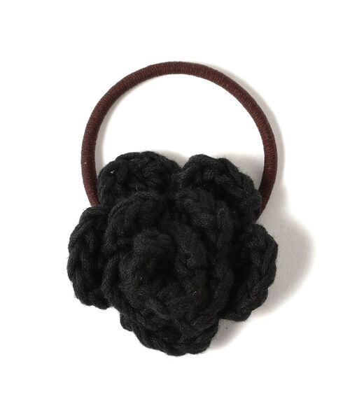 こども ビームス（コドモビームス）の「Chambric / お花ゴム（ヘアゴム・キッズ・ライトグレー/レッド/オレンジ/ブルー/ミント/グリーン系その他3/レッド系その他4/バイオレット/ラベンダー/レッド系その他3/レッド系その他7/ピンク/クリーム/ホワイト/ネイビー/ブラック/ライトブラウン・ONE SIZE）」の3枚目の写真