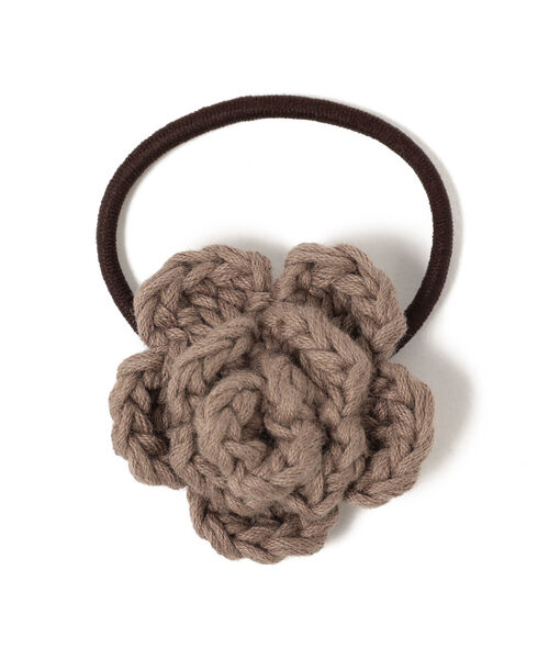 こども ビームス（コドモビームス）の「Chambric / お花ゴム（ヘアゴム・キッズ・ライトグレー/レッド/オレンジ/ブルー/ミント/グリーン系その他3/レッド系その他4/バイオレット/ラベンダー/レッド系その他3/レッド系その他7/ピンク/クリーム/ホワイト/ネイビー/ブラック/ライトブラウン・ONE SIZE）」の22枚目の写真