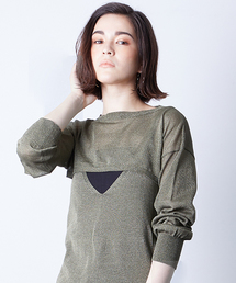 TAN | 【TAN】ラスターボレロ　 LUSTER BOLERO 18SS-35(ニット/セーター)