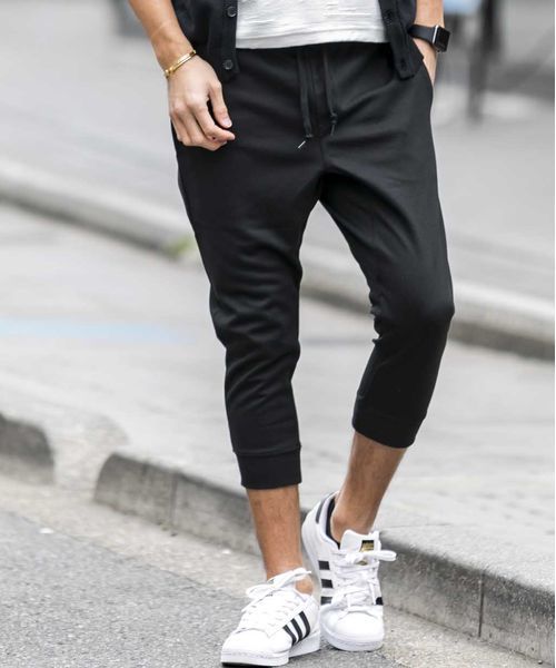 JILL BLAZE（ジルブレイズ）の「ポンチジャ－ジ／クロップドジョガ－パンツ（その他パンツ・メンズ・カーキ/チャコールグレー/ホワイト/ブラック/ネイビー/ライトグレー・M/LL/L）」の22枚目の写真