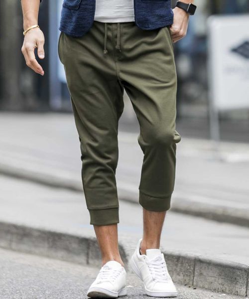 JILL BLAZE（ジルブレイズ）の「ポンチジャ－ジ／クロップドジョガ－パンツ（その他パンツ・メンズ・カーキ/チャコールグレー/ホワイト/ブラック/ネイビー/ライトグレー・M/LL/L）」の16枚目の写真