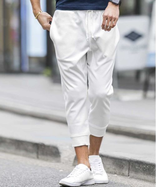 JILL BLAZE（ジルブレイズ）の「ポンチジャ－ジ／クロップドジョガ－パンツ（その他パンツ・メンズ・カーキ/チャコールグレー/ホワイト/ブラック/ネイビー/ライトグレー・M/LL/L）」の14枚目の写真