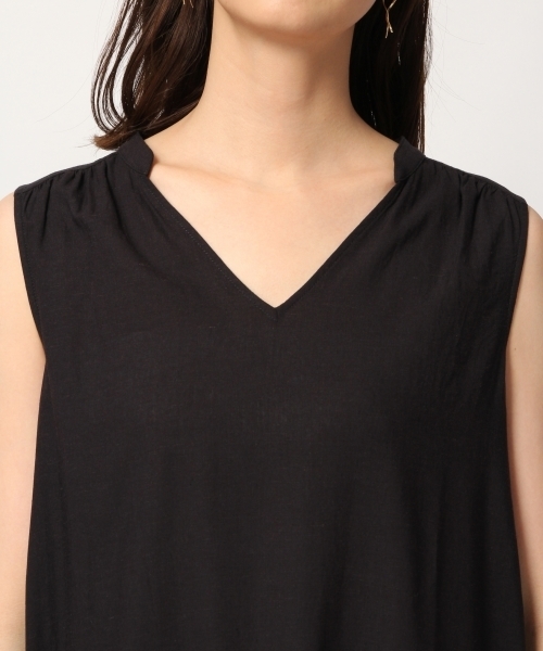 GLOBAL WORK（グローバルワーク）の「ティアードマキシワンピース/787723（ワンピース・レディース・ネイビー/イエロー/パープル系その他2・FREE）」の6枚目の写真