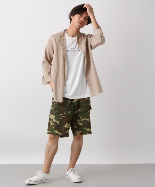 RAGEBLUE（レイジブルー）の「リップカーゴショーツ/794631（カーゴパンツ・メンズ・オリーブ/ダークグリーン・MEDIUM/LARGE）」の4枚目の写真