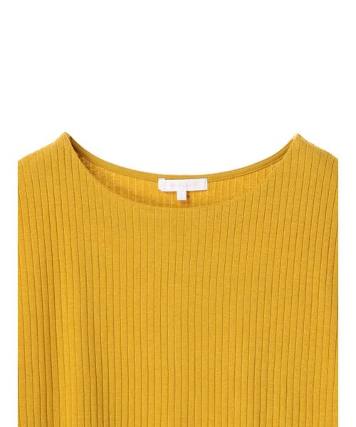AMERICAN HOLIC(アメリカンホリック)の「・針抜きリブ ボックスプルオーバー(Tシャツ/カットソー・レディース・モカ/イエロー/レッド/ブルー/オフホワイト/チャコールグレー・L/M)」の19枚目の写真