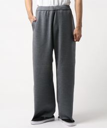 ウールポリエステルワイドパンツ