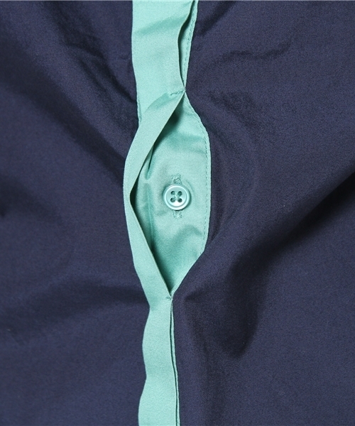 BEAUTY&YOUTH UNITED ARROWS(ビューティーアンドユースユナイテッドアローズ)の「BYBC カラーブロックショートスリーブシャツ ◆(シャツ/ブラウス・レディース・ホワイト/ライム・フリー)」の8枚目の写真