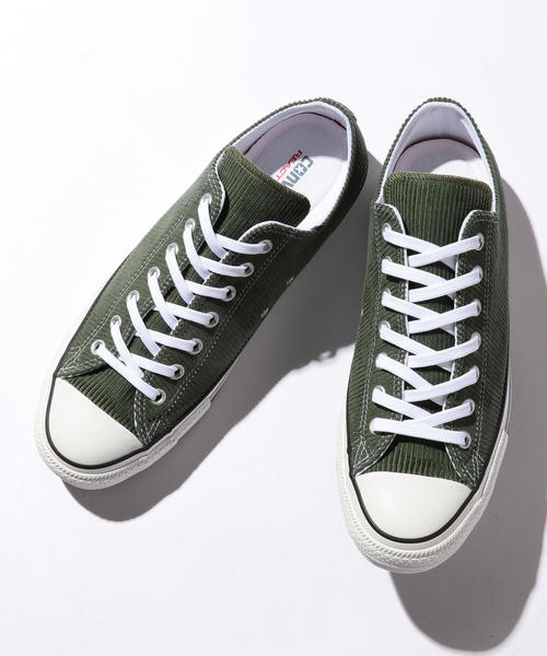 CONVERSE(コンバース)の「<CONVERSE(コンバース)> ALL STAR CORD OX/オールスター о(スニーカー・メンズ・オリーブ/ベージュ・7h/9/8h/9h/8/7/10h)」の1枚目の写真