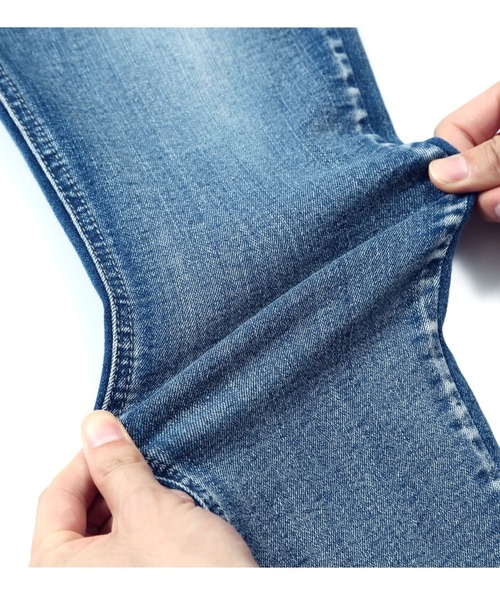 【セール】ストレッチスキニーパンツ デニム & クラッシュ ダメージデニム ジーンズ（デニムパンツ）｜JIGGYS SHOP（ジギーズショップ）