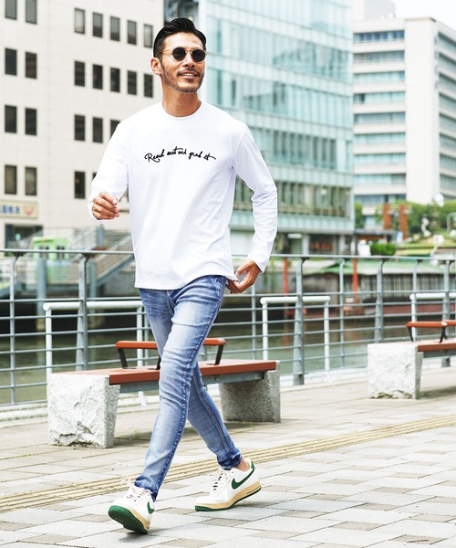 【セール】ストレッチスキニーパンツ デニム & クラッシュ ダメージデニム ジーンズ（デニムパンツ）｜JIGGYS SHOP（ジギーズショップ）