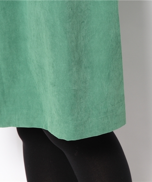 Kastane（カスタネ）の「ウールガーゼ切替ワンピース（ワンピース・レディース・ネイビー/グレー・FREE）」の9枚目の写真