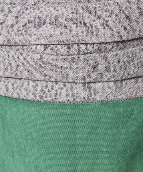 Kastane（カスタネ）の「ウールガーゼ切替ワンピース（ワンピース・レディース・ネイビー/グレー・FREE）」の5枚目の写真