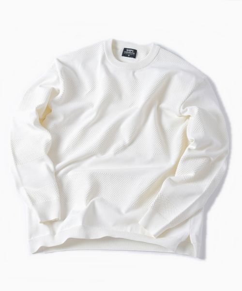 SHIPS（シップス）の「SC: MADE IN JAPAN SPACEMASTER(R) チェンジ プルオーバー ニット（ニット/セーター・メンズ・ホワイト/ベージュ/ネイビー/オレンジ/オフホワイト・SMALL/MEDIUM/LARGE/X-LARGE）」の18枚目の写真