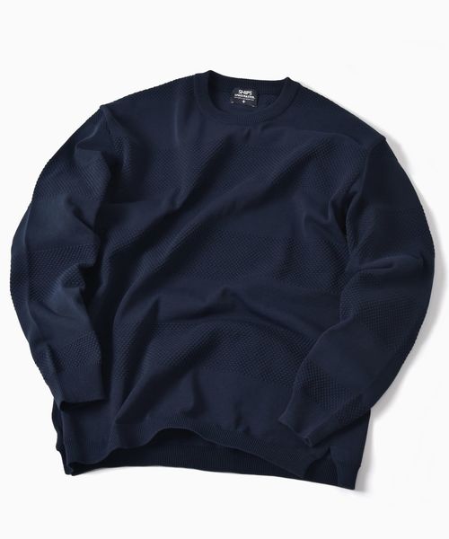 SHIPS（シップス）の「SC: MADE IN JAPAN SPACEMASTER(R) チェンジ プルオーバー ニット（ニット/セーター・メンズ・ホワイト/ベージュ/ネイビー/オレンジ/オフホワイト・SMALL/MEDIUM/LARGE/X-LARGE）」の14枚目の写真