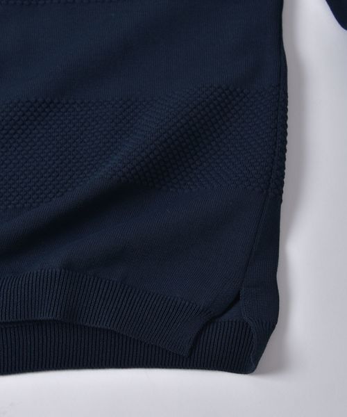 SHIPS（シップス）の「SC: MADE IN JAPAN SPACEMASTER(R) チェンジ プルオーバー ニット（ニット/セーター・メンズ・ホワイト/ベージュ/ネイビー/オレンジ/オフホワイト・SMALL/MEDIUM/LARGE/X-LARGE）」の12枚目の写真
