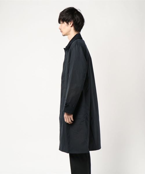 ADAM ET ROPE'（アダムエロペ）の「BARBOUR S/B COAT（その他アウター・メンズ・ネイビー・M）」の3枚目の写真
