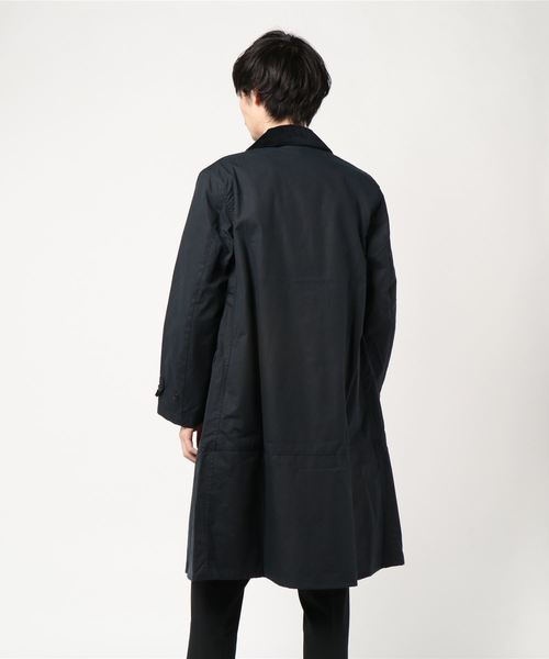 ADAM ET ROPE'（アダムエロペ）の「BARBOUR S/B COAT（その他アウター・メンズ・ネイビー・M）」の4枚目の写真