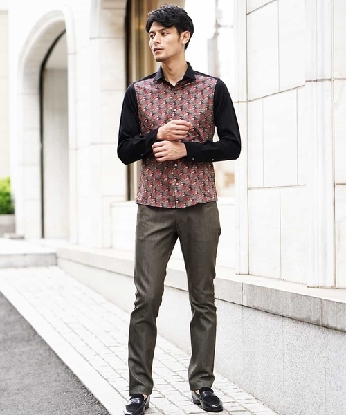 MICHEL KLEIN HOMME   （ミッシェルクランオム）の「パンツ（プレビア2WAYシャンブレー）（その他パンツ・メンズ・ブラック/ベージュ/ネイビー/グレー・46/48/50）」の7枚目の写真