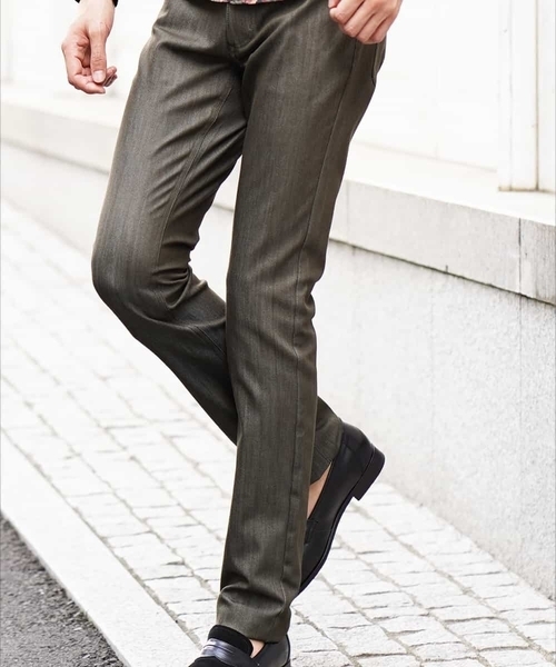 MICHEL KLEIN HOMME   （ミッシェルクランオム）の「パンツ（プレビア2WAYシャンブレー）（その他パンツ・メンズ・ブラック/ベージュ/ネイビー/グレー・46/48/50）」の8枚目の写真