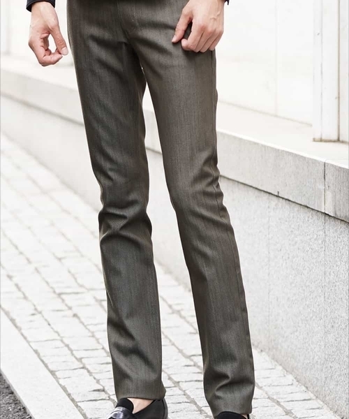 MICHEL KLEIN HOMME   （ミッシェルクランオム）の「パンツ（プレビア2WAYシャンブレー）（その他パンツ・メンズ・ブラック/ベージュ/ネイビー/グレー・46/48/50）」の9枚目の写真