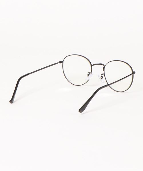 one after another NICE CLAUP(ワンアフターアナザーナイスクラップ)の「まるめがね(メガネ・レディース・ブラック・FREE)」の3枚目の写真