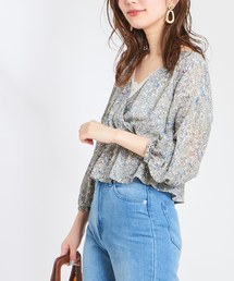 natural couture | ペイズリー柄カシュクールブラウス(シャツ/ブラウス)