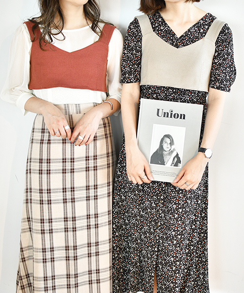 PairPair（ペアペア）の「バックリボンビスチェ（ベスト・レディース・ベージュ/ライトブラウン/モカ・FREE）」の4枚目の写真