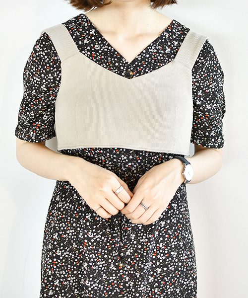 PairPair（ペアペア）の「バックリボンビスチェ（ベスト・レディース・ベージュ/ライトブラウン/モカ・FREE）」の20枚目の写真