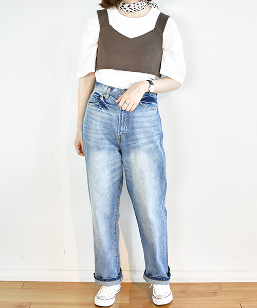 PairPair（ペアペア）の「バックリボンビスチェ（ベスト・レディース・ベージュ/ライトブラウン/モカ・FREE）」の10枚目の写真